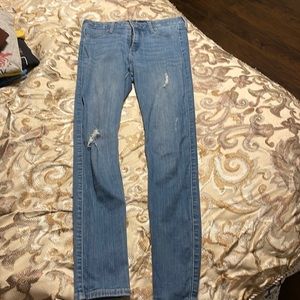 High rise jean leggings Hollister size 7R W28  L28